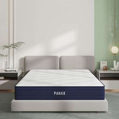 Panax 25cm Hybrid Memory Foam Mattress - Super King Size - Cool Sleep, Pressure Relief, Medium Firm